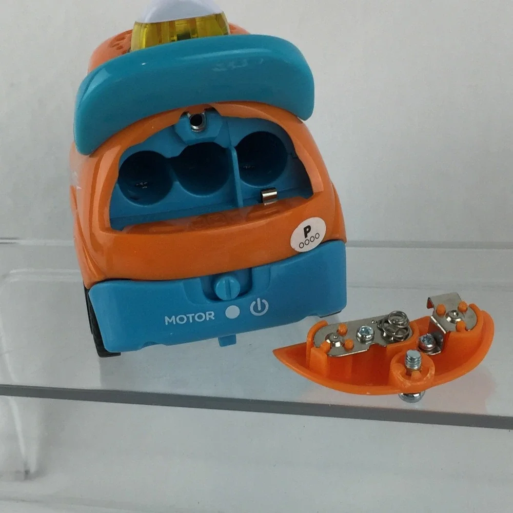 VTech Go Go Smart Wheels Race Car Lot of 2 Orange Yellow Lights Sounds Tested‎